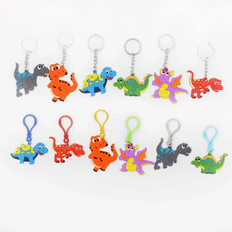 Dinosaur Party Supplies Dinosaur Keychain Ring Bracelets Necklaces Birthday Party Decorations Kids Gift Baby Shower Party Favors