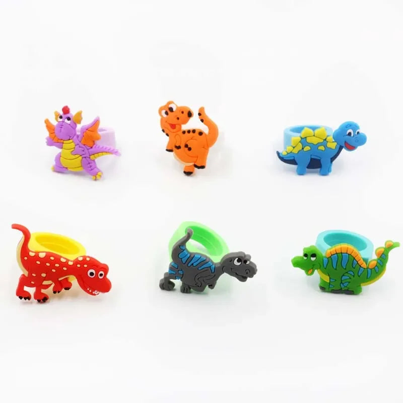 Dinosaur Party Supplies Dinosaur Keychain Ring Bracelets Necklaces Birthday Party Decorations Kids Gift Baby Shower Party Favors