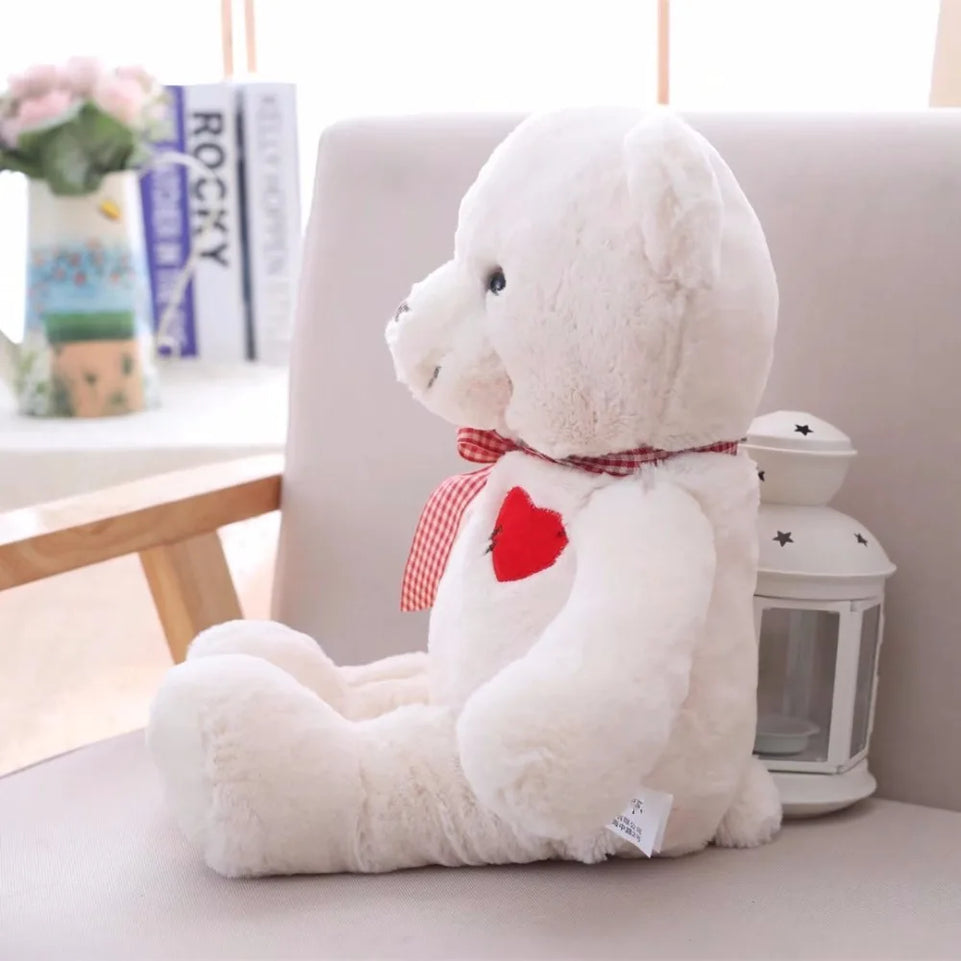 35-50cm Cartoon Teddy Bear Plush With Heart Soft Stuffed Animal Toys For Children Kids Girls Birthday Gift Baby Brinquedos